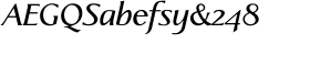 download Linotype Aperto Semi Bold Italic font