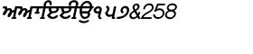download Shree Punjabi 1753 Bold Italic font