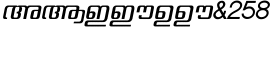 download Shree Malayalam 1879 Italic font