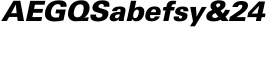 download Univers 75 Black Oblique font