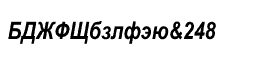 Arial� Cyrillic Narrow Bold Inclined