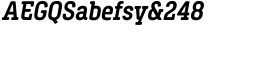 download Hansom Slab FY Bold Italic font
