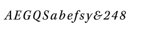 download Kepler Semicondensed Italic Caption font
