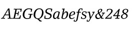 download LinoLetter Italic font
