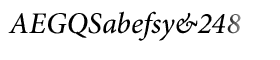 download Minion Medium Italic font