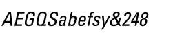 download Univers Condensed Oblique font