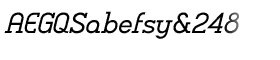 download Charifa Serif Regular Oblique font