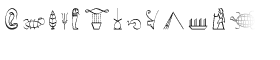 download P22 Hieroglyphics Decorative font