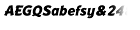 download Badger ExtraBold Italic font