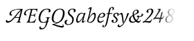 download Latienne Swash Regular Italic font