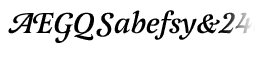 download Latienne Swash Medium Italic font