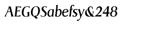 download Berglin Italic font