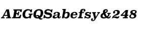 download Superclarendon Bold Italic font
