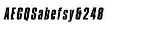 download SG Compacta SB Italic font
