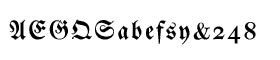 download SG Neue Luthersche Fraktur SB Medium font