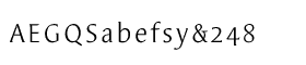 download EF Oberon Serif Book OsF font