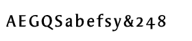 download EF Oberon Serif Bold OsF font