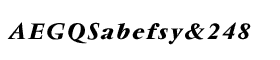 download EF Vendome Medium Italic font