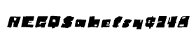 download Badger Fatboy Italic font