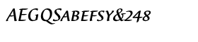 download EF Elysa Medium Italic SC font