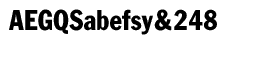 download EF Franklin Gothic CE Regular Condensed font