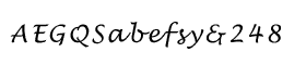 download EF Lucida Handwriting font