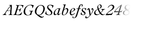 download EF Leamington Light Italic font