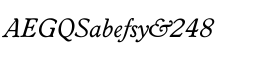download EF Worchester Regular Italic font
