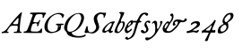 download 1790 Royal Printing Italic font