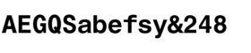 download Helvetica Monospaced Bold font
