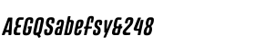 download Fono Compressed Oblique font