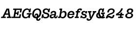 download Suomi Slab Serif Medium Italic font