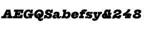 download Suomi Slab Serif Black Italic font