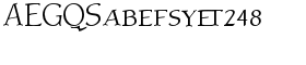 download Atlantic Serif Regular Caps font