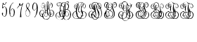 download 1864 GLC Monogram Y - Z font